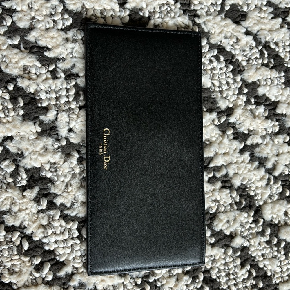 Christian Dior leather card insert